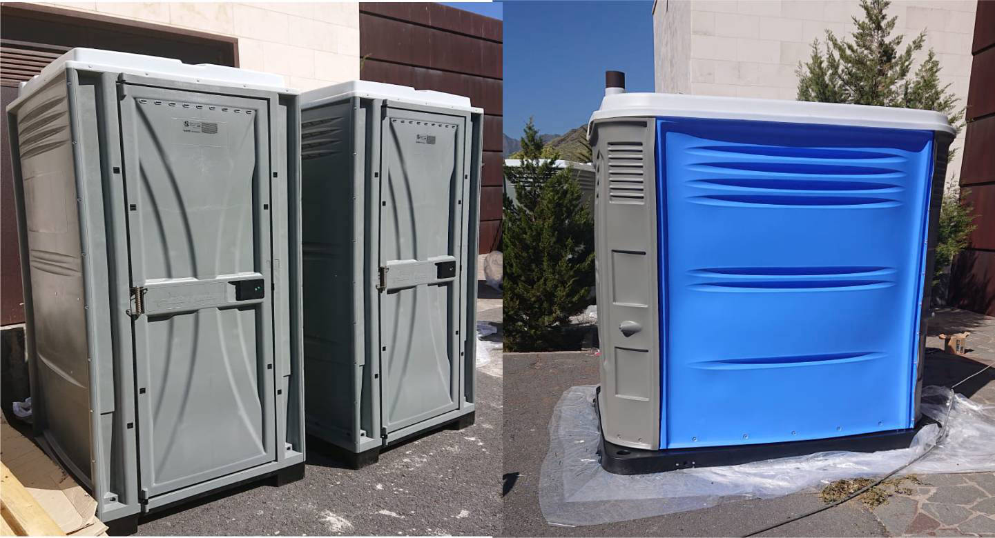 Suministro de aseos portatiles isla de Lanzarote
