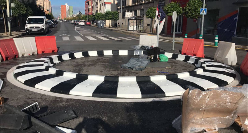 Suministro e instalación de rotonda prefabricada en Tenerife y Las Palmas de Gran Canaria