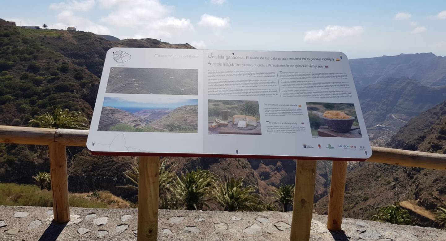 Suministro he instalación de paneles informativos....la gomera